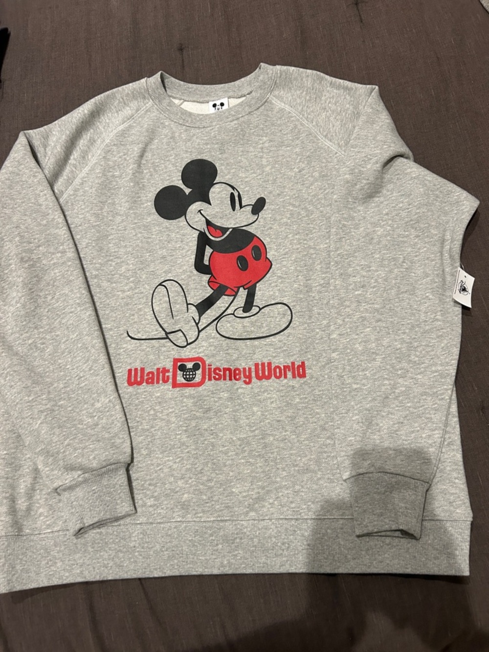 Walt Disney World Mickey Gray Crewneck